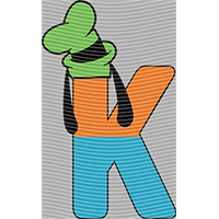 Cartoon letters-CL 206